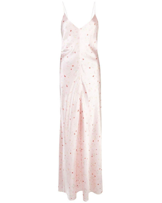 Ganni - Floral Silk Slip
