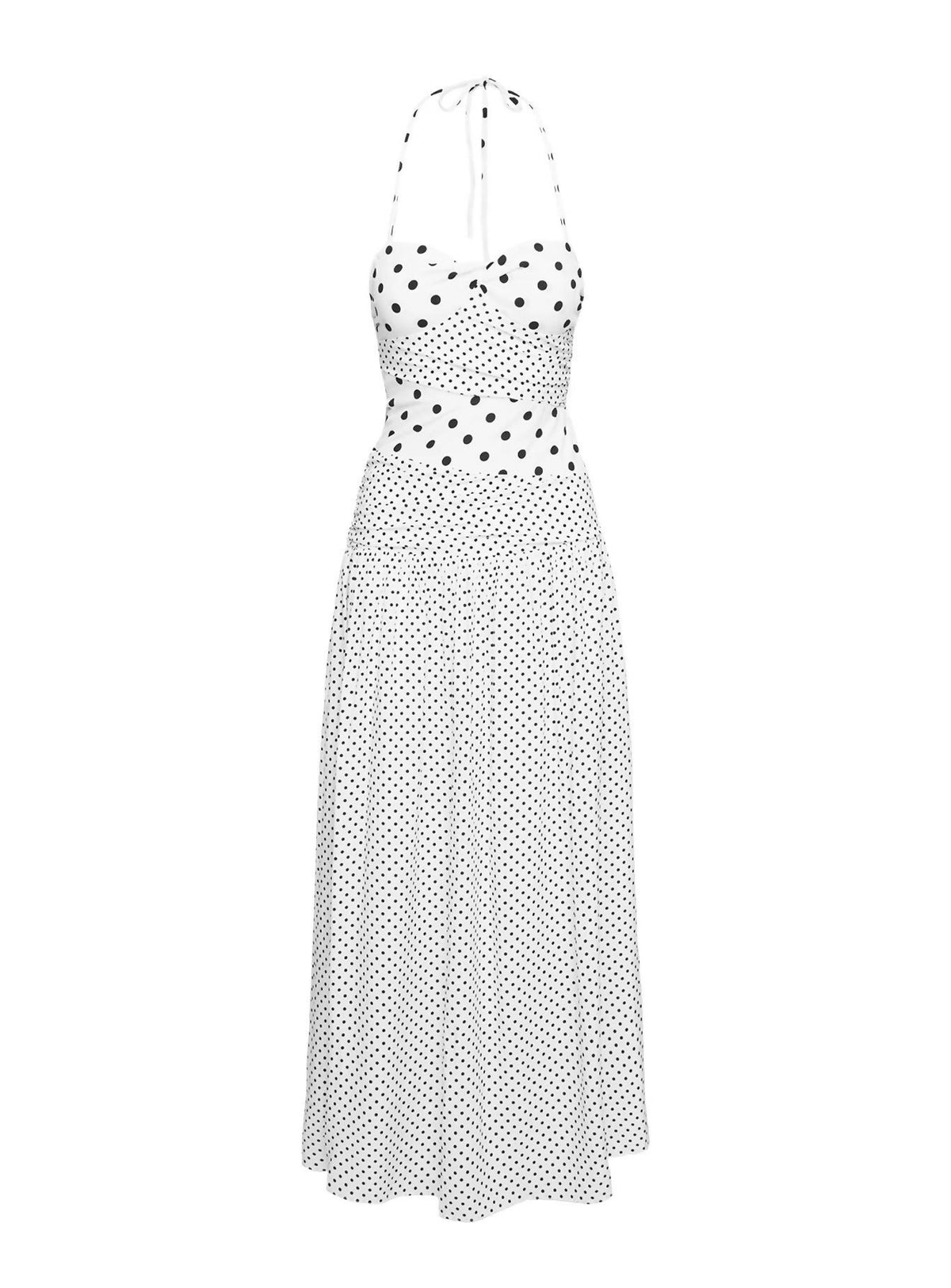 Princess Polly - Marguerite Halter White Polka