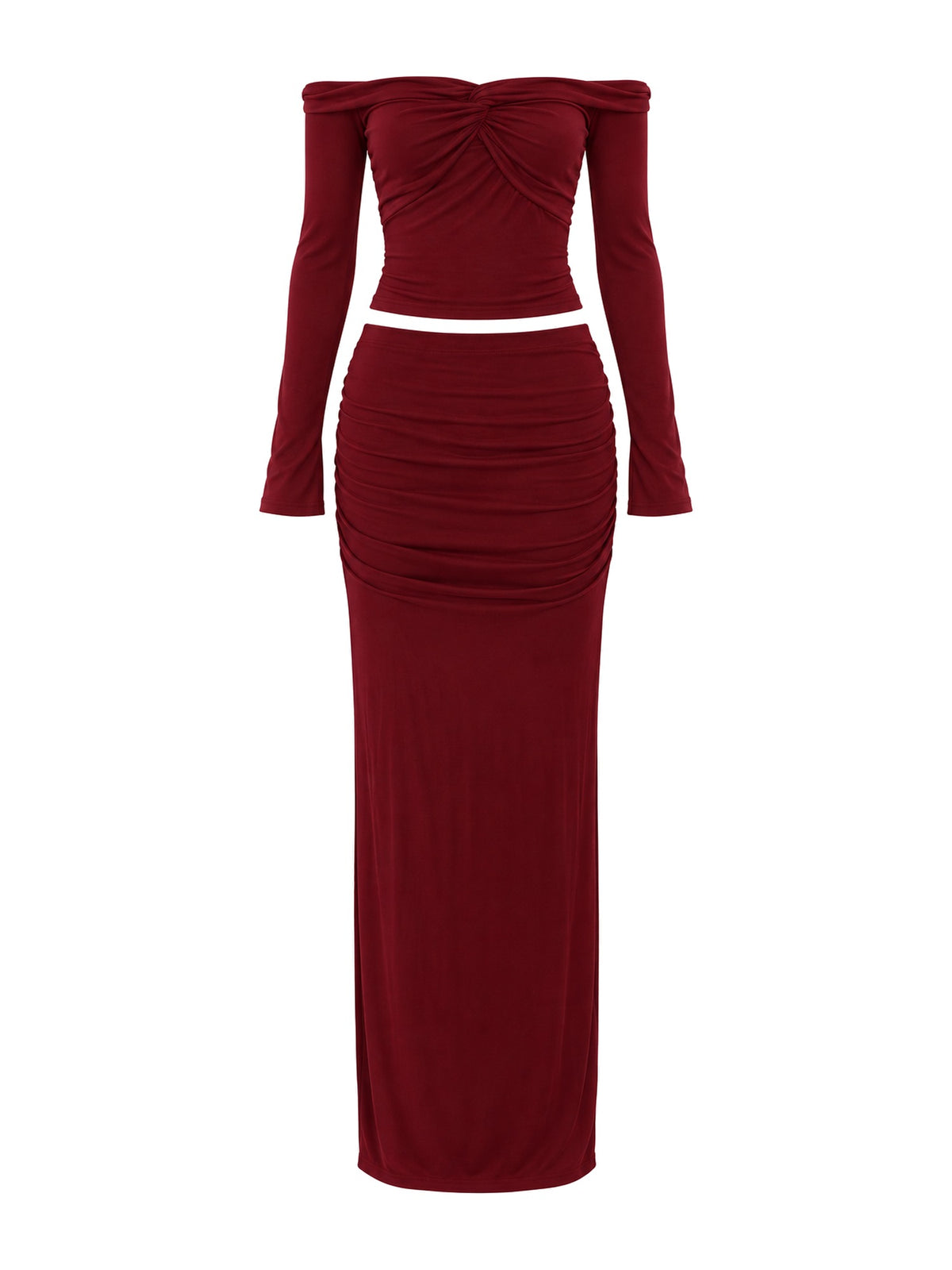 Special designet - Ivory Off-Shoulder Two-Piece