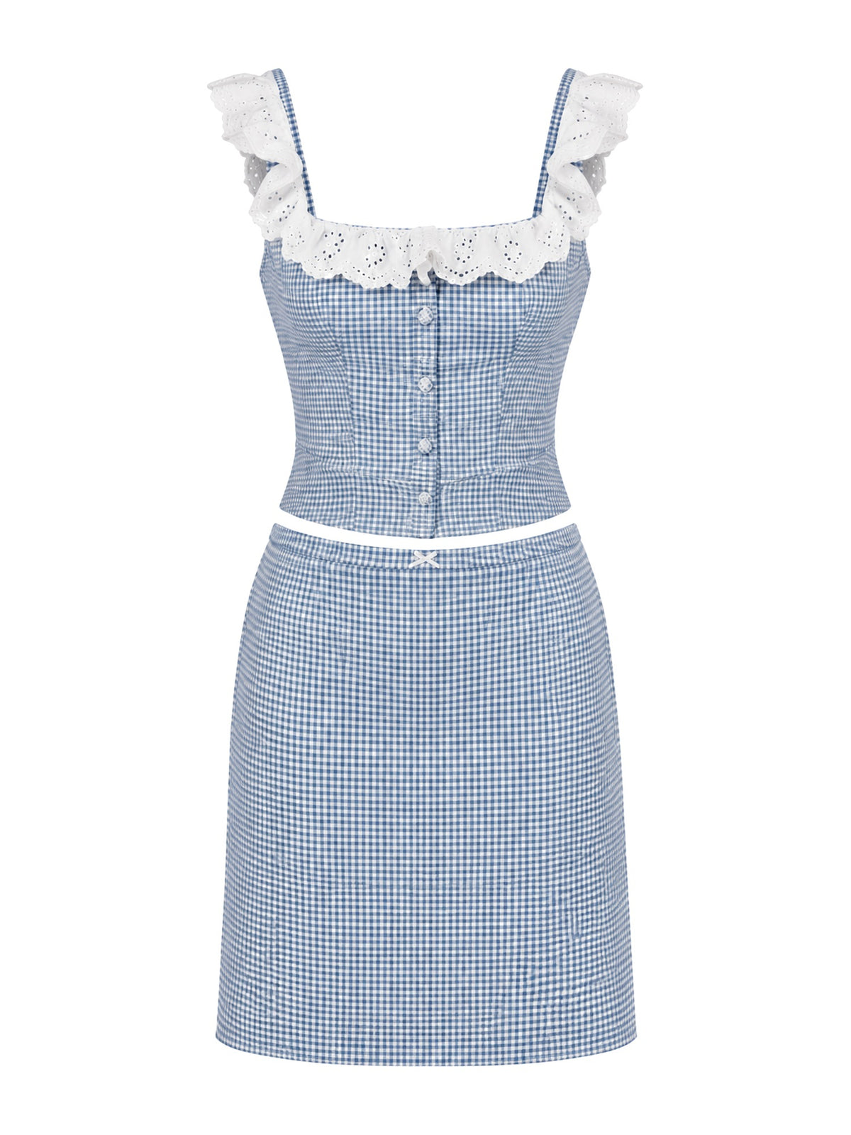 Danielle Guizio - Gingham Paloma Lace