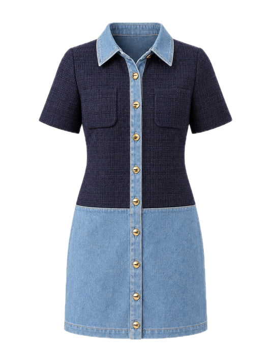 Sandro - Tweed and Denim short