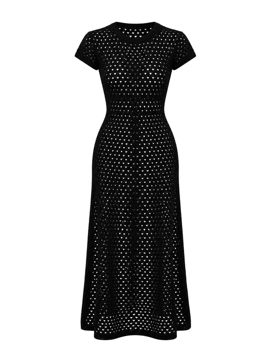 Vintage - Black Velvet Illusion Midi